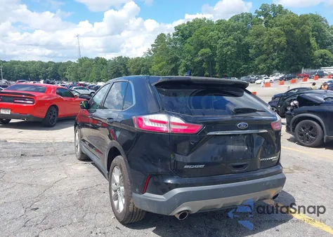 2019 Ford Edge Titanium from USA, damaged, VIN 2FMPK3K99KBB81408